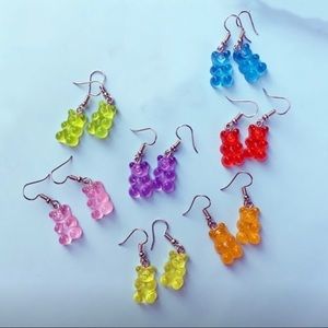 Gummy Bear Earrings- 1Pair